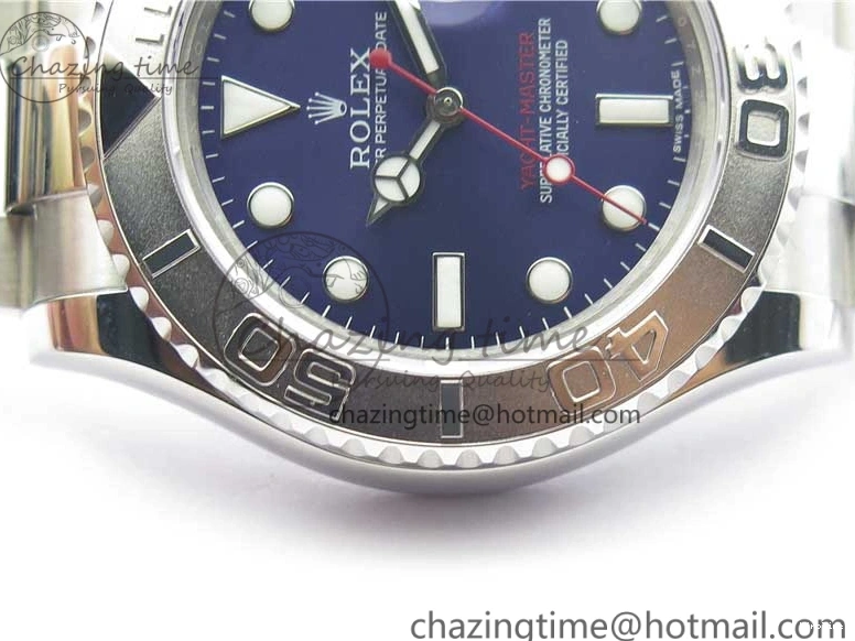 MiroTime 0510 Yacht-Master 116622 SS Bp Maker Best Edition Blue Dial on SS Bracelet SA Bright 2996